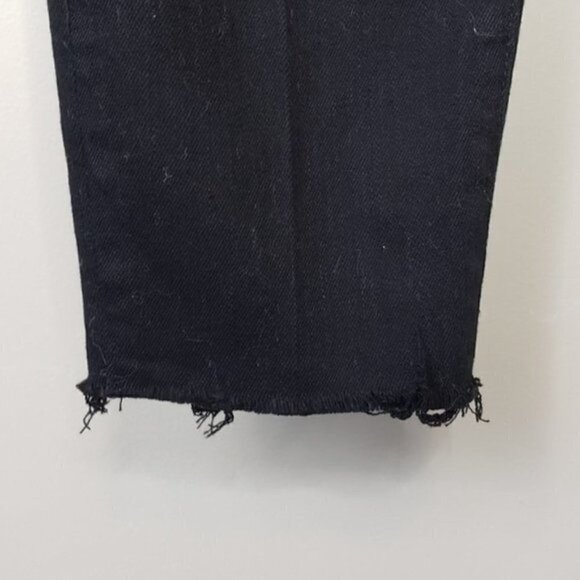 J. Crew | Black Toothpick Raw Hem Skinny Jeans - Picture 5 of 5